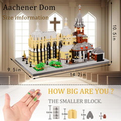 KLMEi Aachen Cathedral desk decoration enhances any living or work space