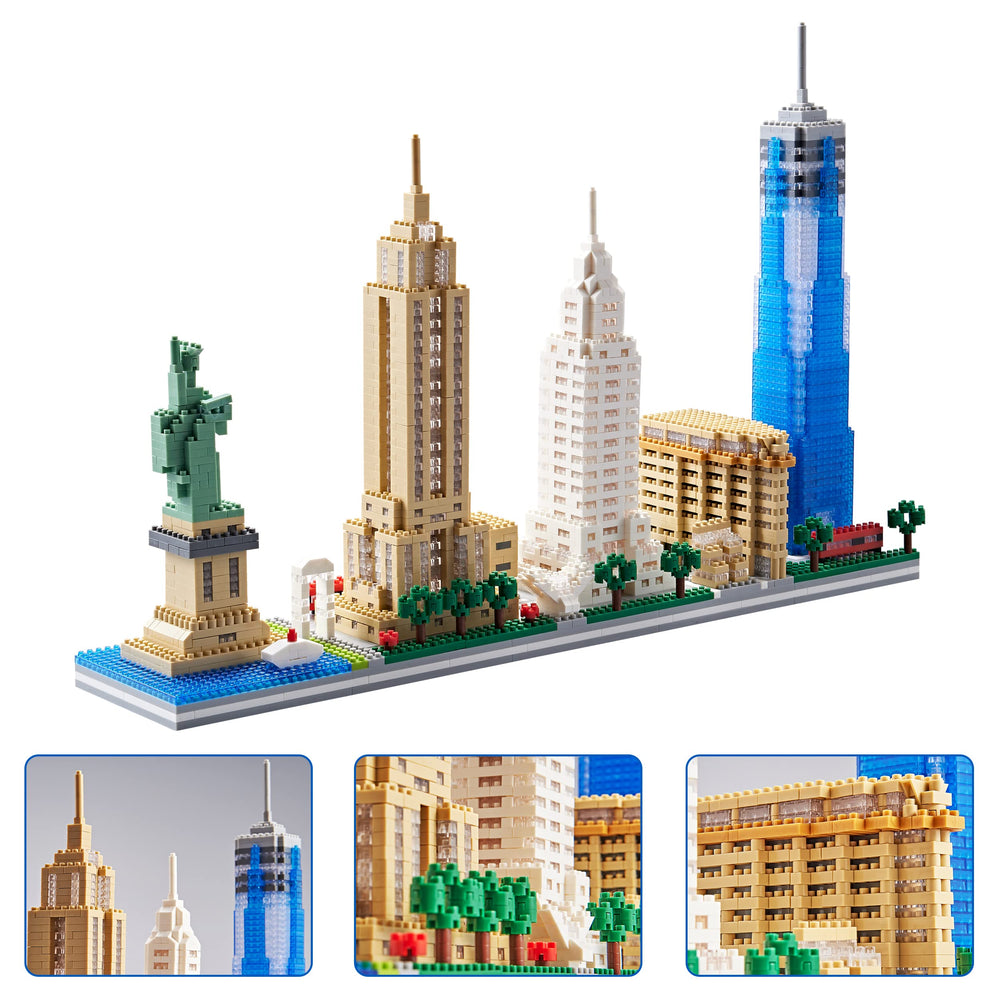 KLMEi City Architecture New York Skyline kit cover for display
