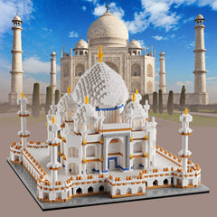KLMEi Taj Mahal close-up detail brick texture for realism.