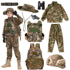 Klocerg children's army jacket: durable, comfy fabric for outdoor play