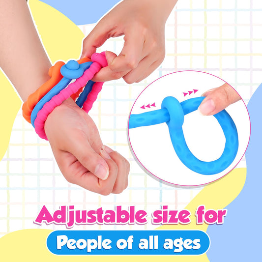 KLT adjustable fidget wristband fits any wrist size for discreet stress relief