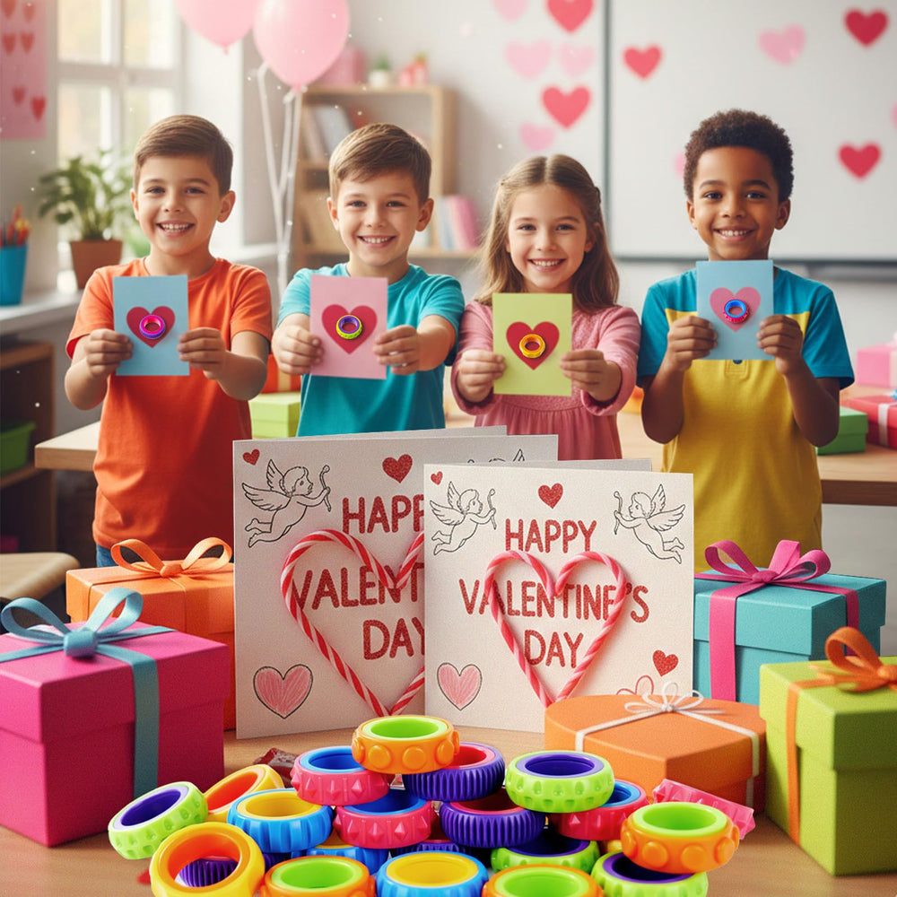 KLT fidget ring treasure box prizes for birthdays and events