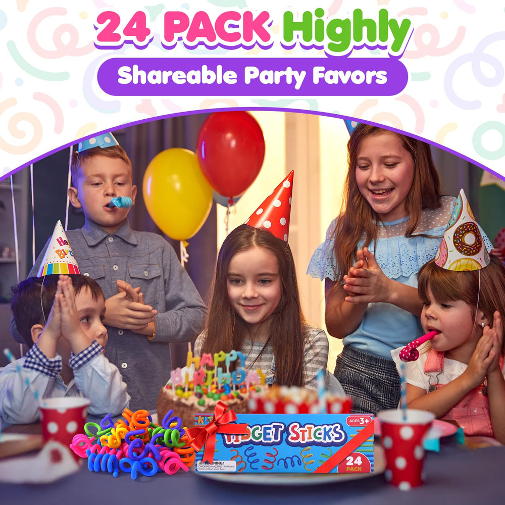 KLT fidget sticks bulk party favors inspire sharing and collaborative shaping among kids