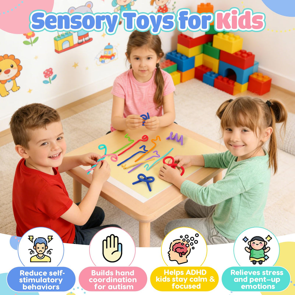 KLT fidget sticks quiet desk companion for homework and lessons.
