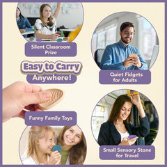 Gift-ready fidget stones pack from KLT for students and adults.