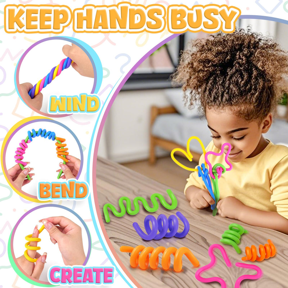 KLT Sensory Sticks with 6 colors for creative shaping.