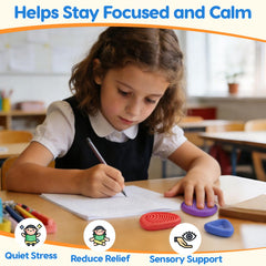 KLT Sensory Stone color variety aids stress relief and focus.