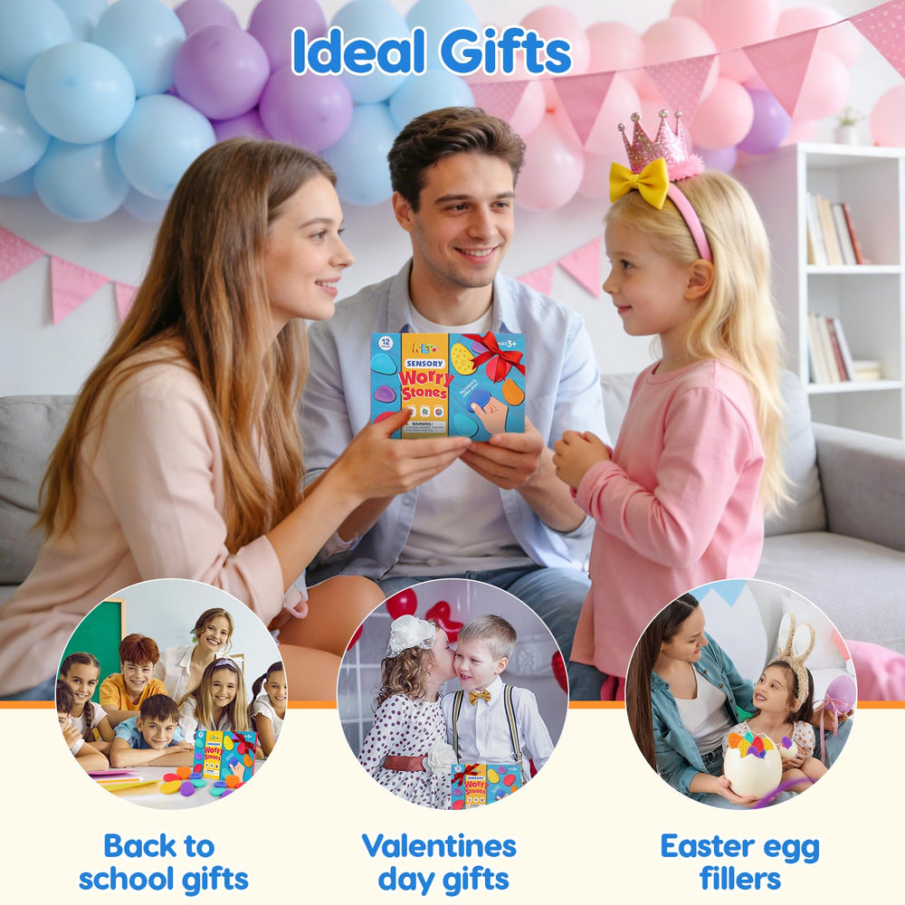 KLT Sensory Stone gift box makes a thoughtful calm-down gift.