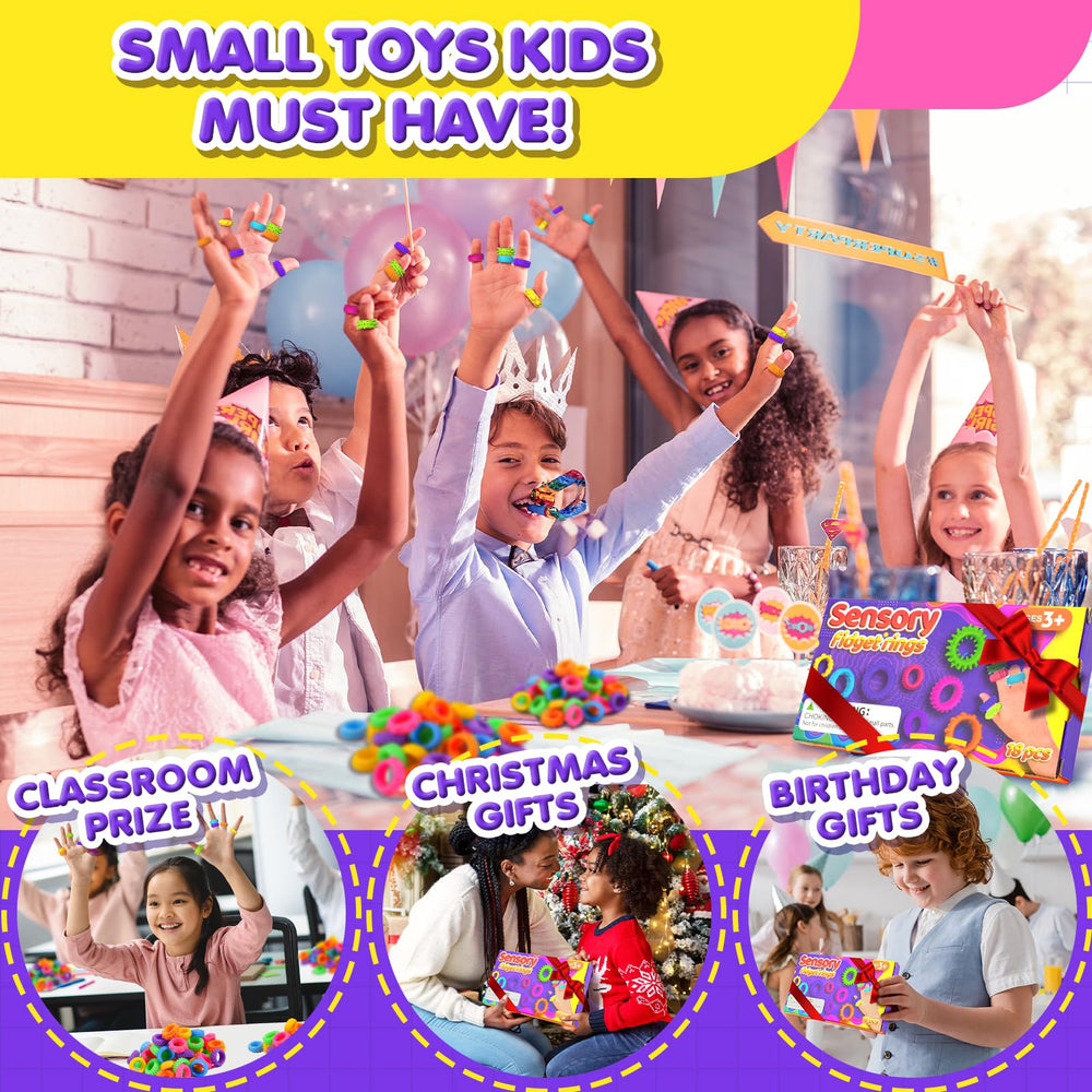 KLT soft rubber material fidget rings are durable for daily use