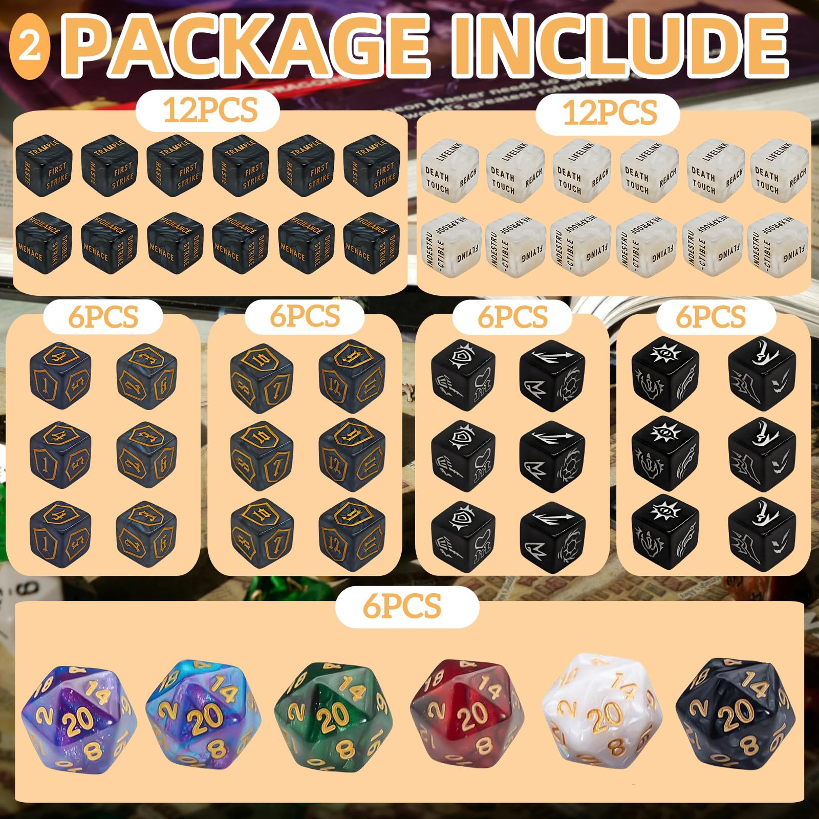 KLURXZGYPTH abilitykeyword dice highlight keyword counters for smooth play