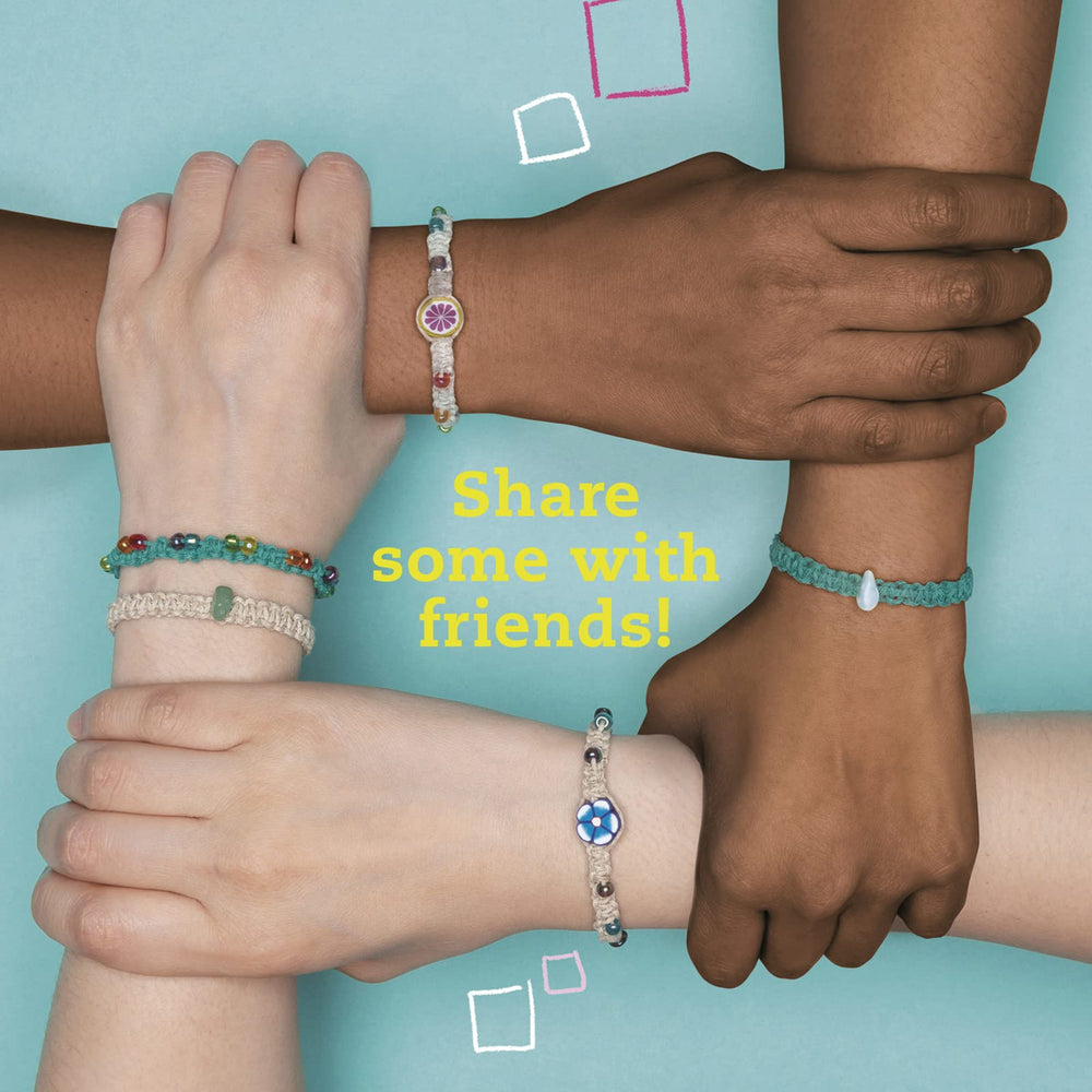 Klutz Friendship Wish Bracelets gold and silver charms enhance style