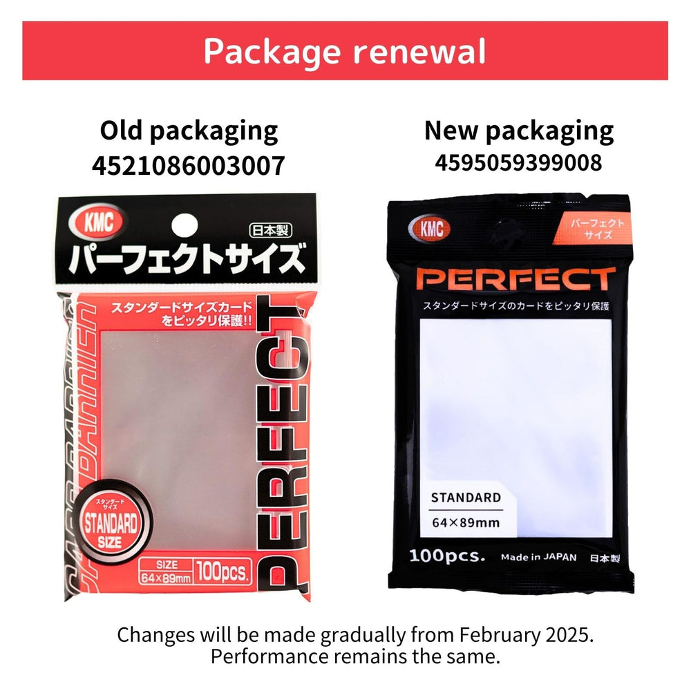 KMC 100 Card Barrier sleeves standard-card fit for easy storage and transport