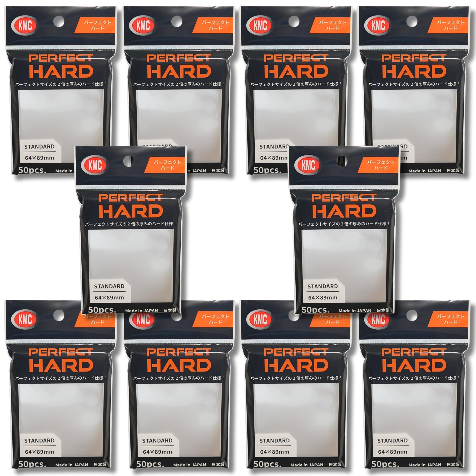 KMC Perfect Hard sleeve box and cards for safe storage and display.