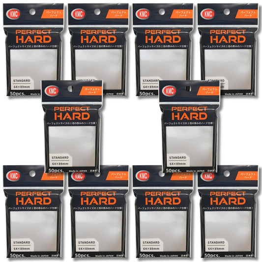 KMC Perfect Hard sleeve box and cards for safe storage and display.