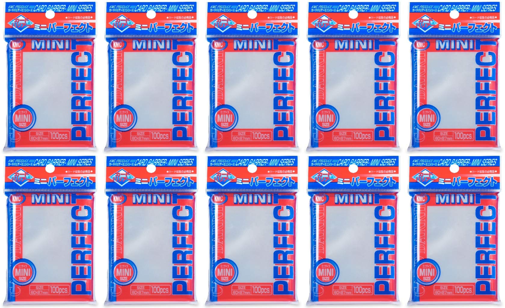 KMC Perfect Size Card Sleeves Mini protects valuable cards during storage and gameplay