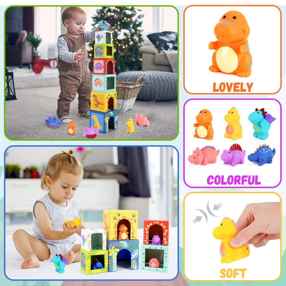 KMTJT Stack-and-nest blocks engage spatial reasoning during tower building