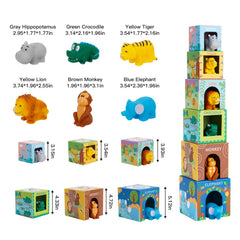 KMTJT numbered sides blocks teach counting and sequencing during play