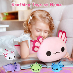 KMUYSL axolotl baby plush blue ideal travel companion
