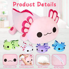 KMUYSL axolotl baby plush green invites cuddling and playtime