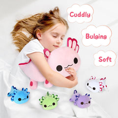 KMUYSL axolotl baby plush purple bright imaginative pal