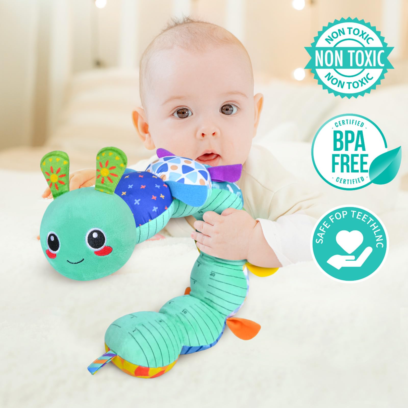 KMUYSL baby toy montessori-sound-playset supports visual and auditory development through varied textures.