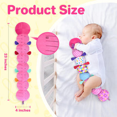 KMUYSL baby toy supports tummy time with textured materials and sounds