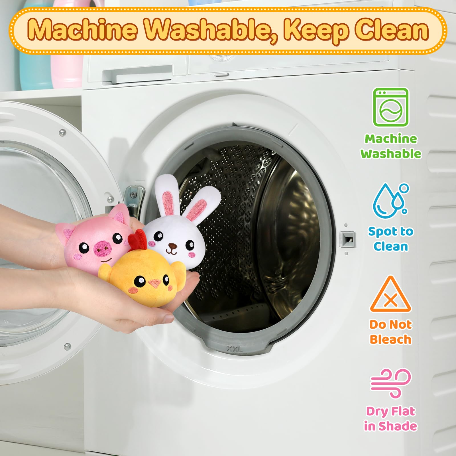 KMUYSL plush sheep for soothing play and focus.