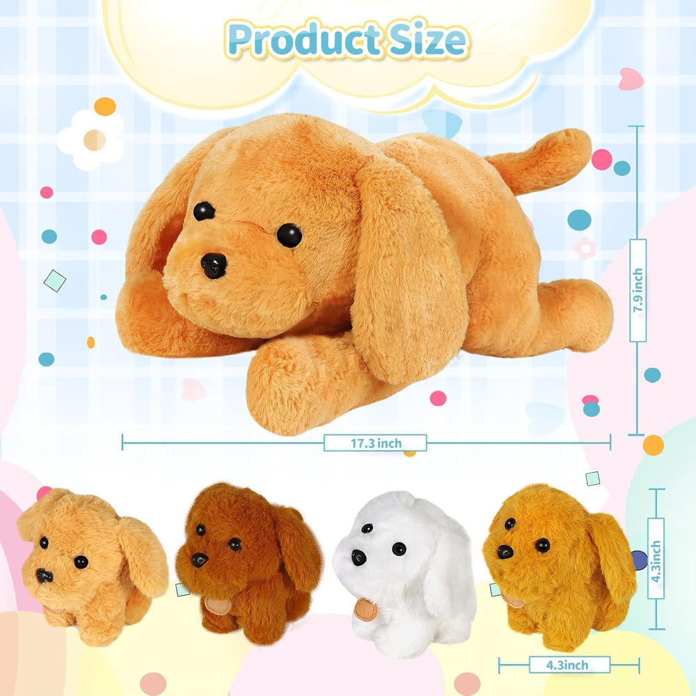 KMUYSL Colorful baby puppies in varied colors for role-playing scenarios.
