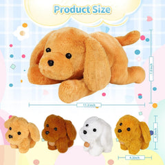 KMUYSL Colorful baby puppies in varied colors for role-playing scenarios.