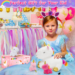 KMUYSL Gift-ready unicorn set comes in a delicate box for birthdays.