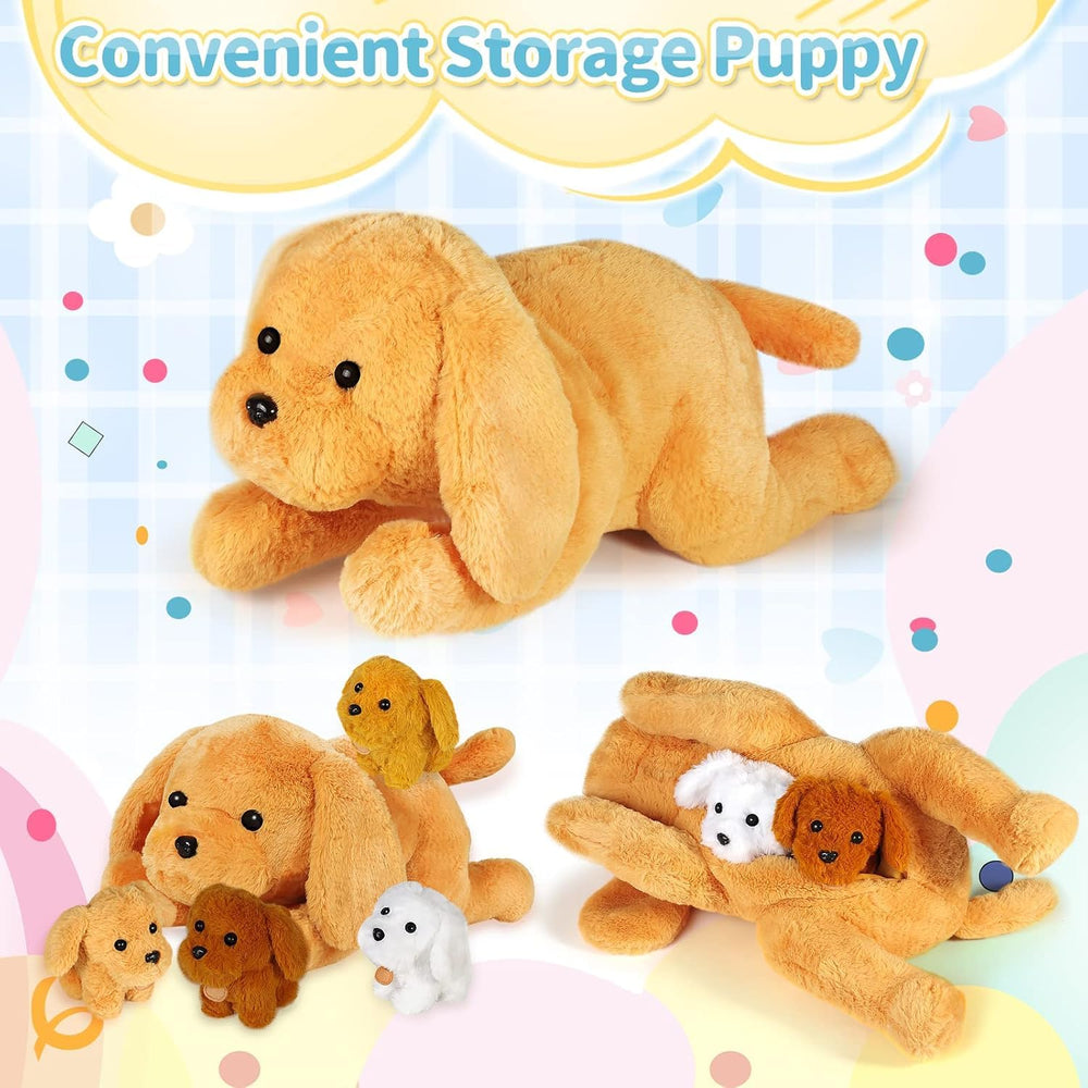 KMUYSL Soft plush fabrics invite gentle hugs on head, torso, and feet.