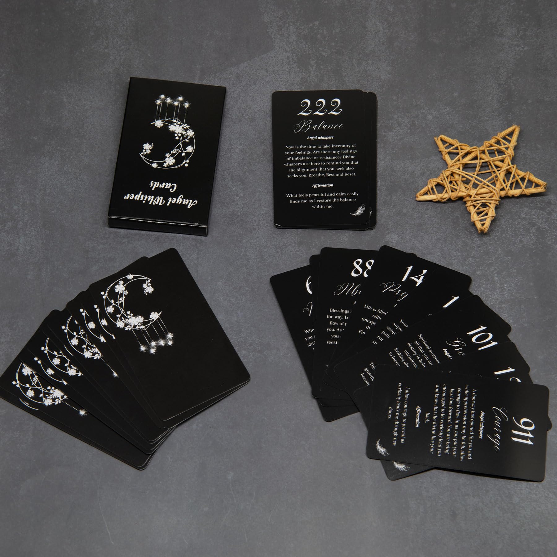 Knana Angel Numbers artwork conveys wealth and love themes for goal visualization.