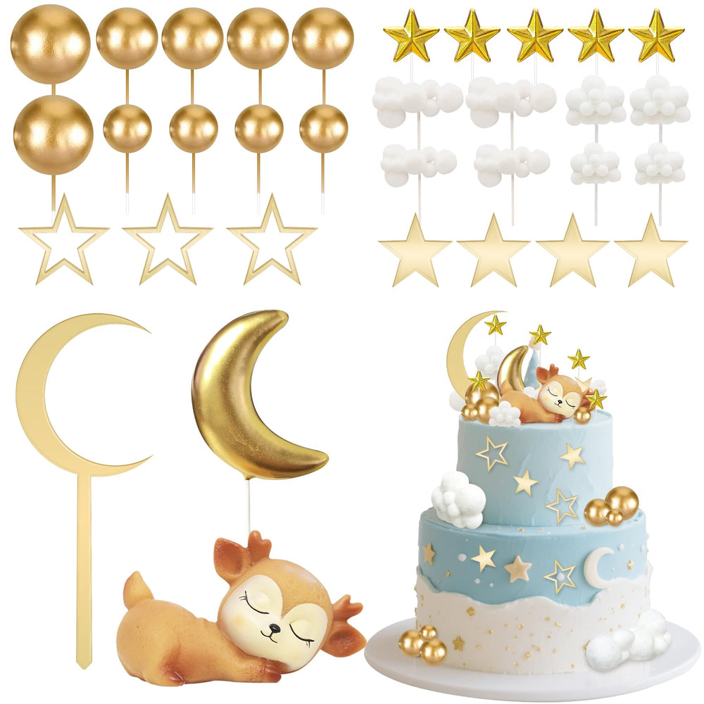 Knana cloud cake toppers create a dreamy centerpiece for parties