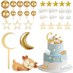 Knana cloud cake toppers create a dreamy centerpiece for parties