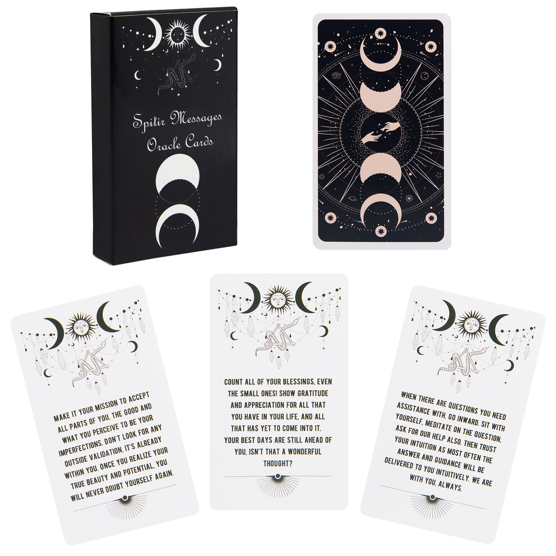 Knana Spirit Messages 54-card deck laid out for reflective guidance.