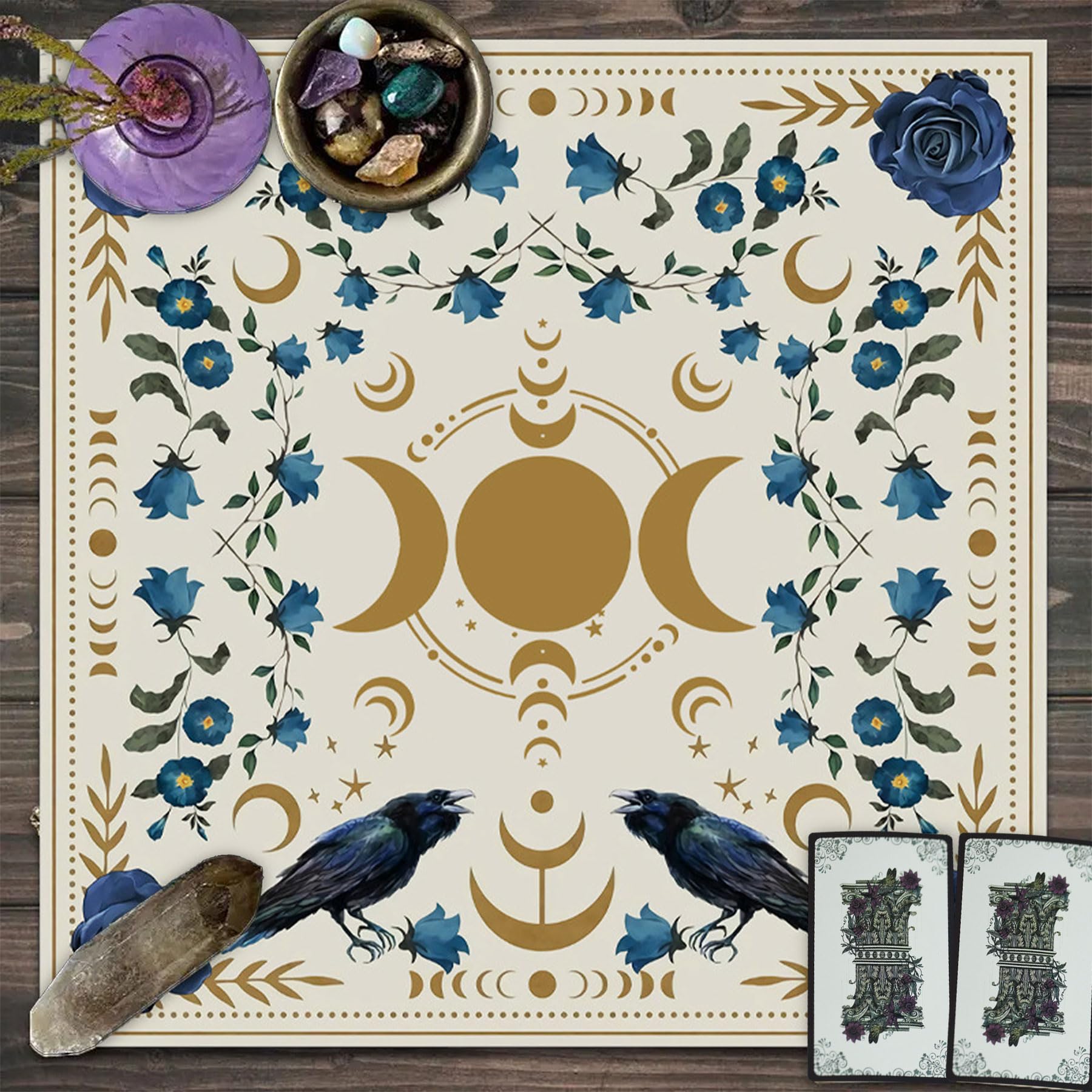 Knana Sun Moon design details reflect celestial symbolism for readings.