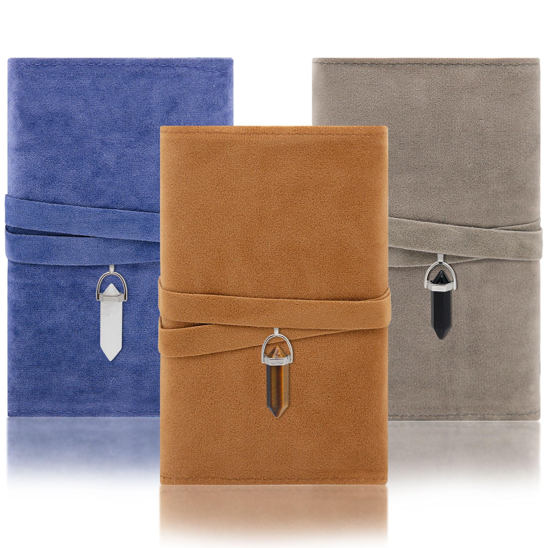 Knana blue velvet tarot bag for safe, portable card storage.