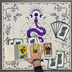 Knana purple snake embroidery adds mystic style to your setup.