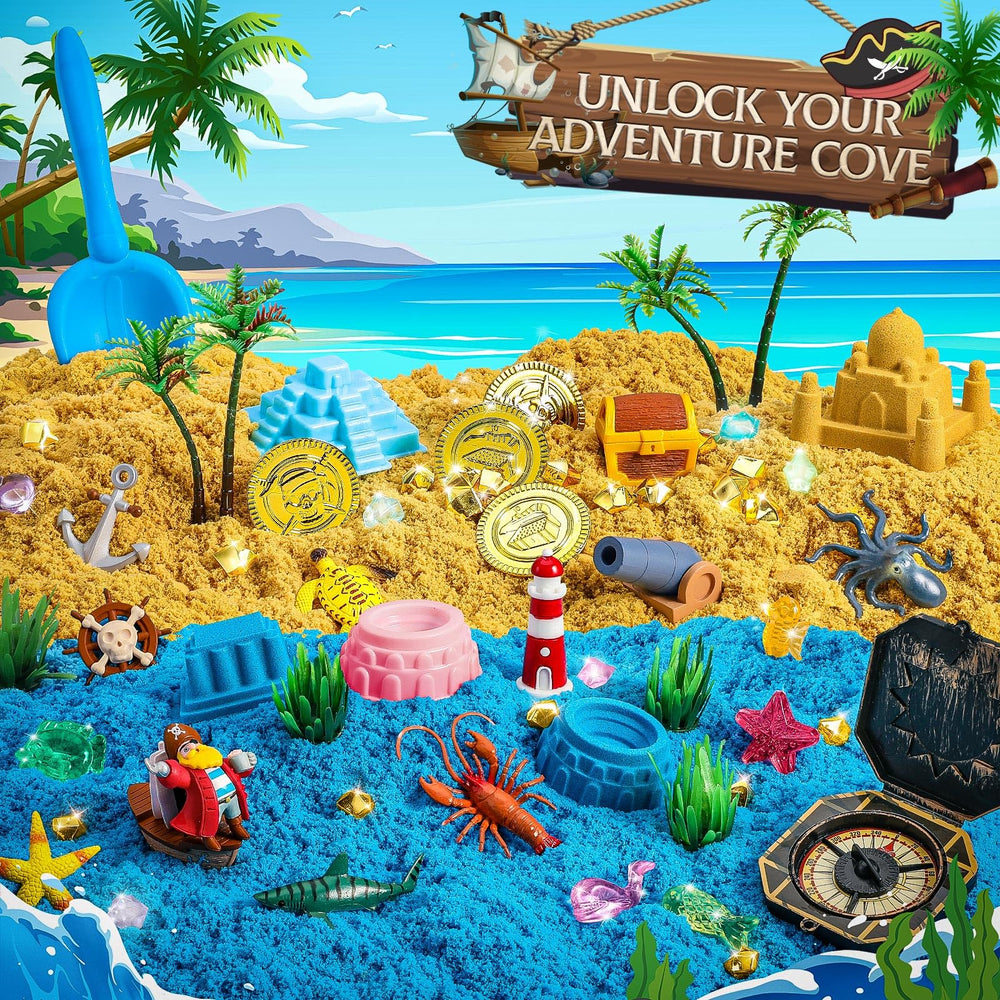 KNASON pirate accessories arranged for cooperative pretend play