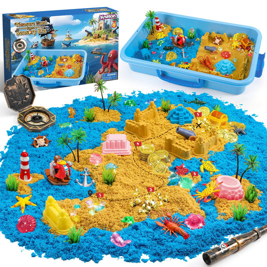 KNASON pirate treasure bin open for imaginative play