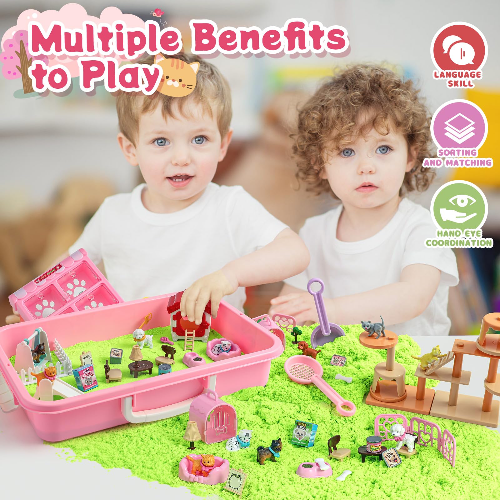 KNASON sandbox with lid keeps the play area tidy and portable