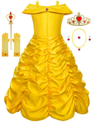 Knemmy Princess Dress front view, perfect for magical birthday party moments