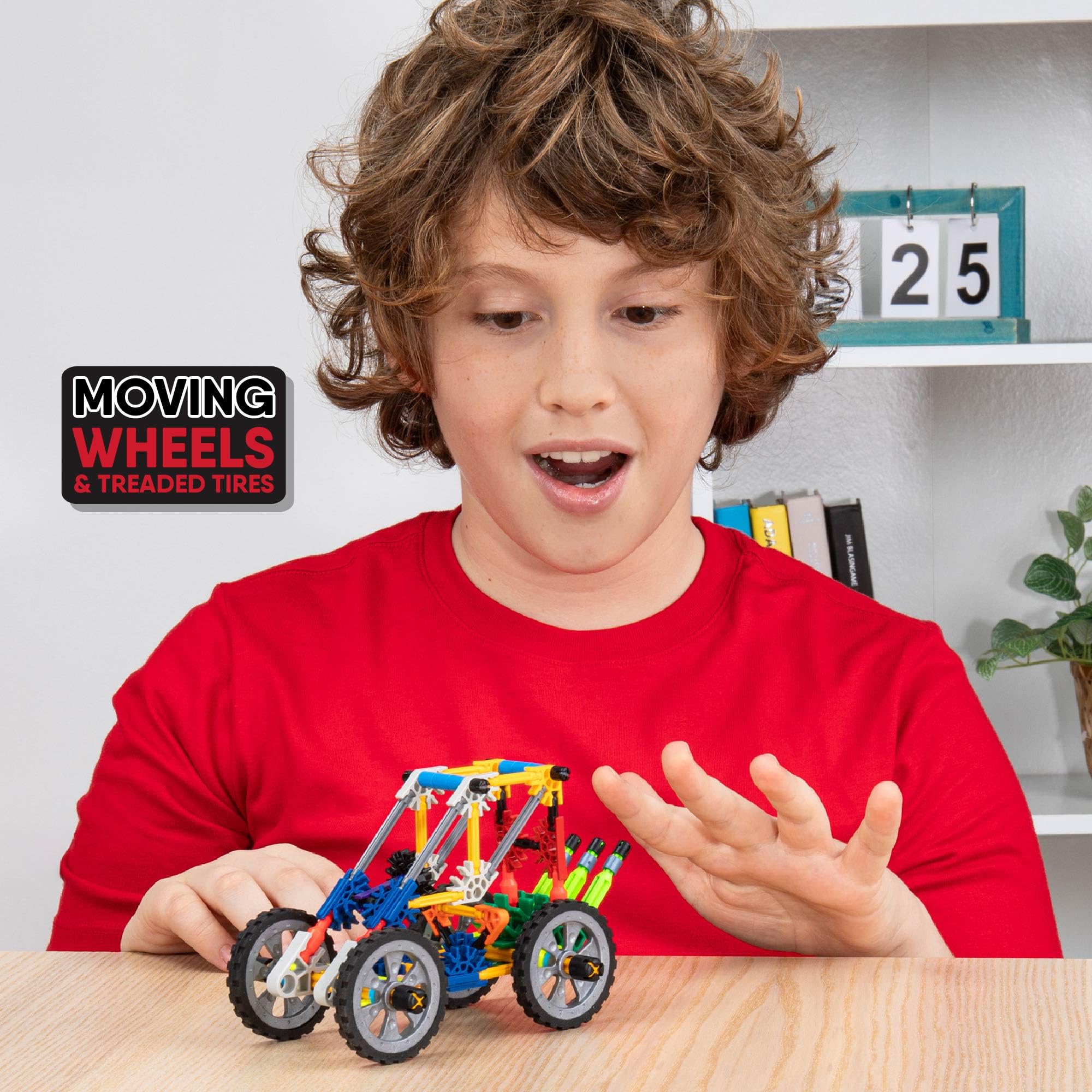 K'NEX Adventure Wheels bridge construction concept model