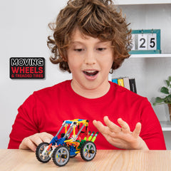 K'NEX Adventure Wheels bridge construction concept model