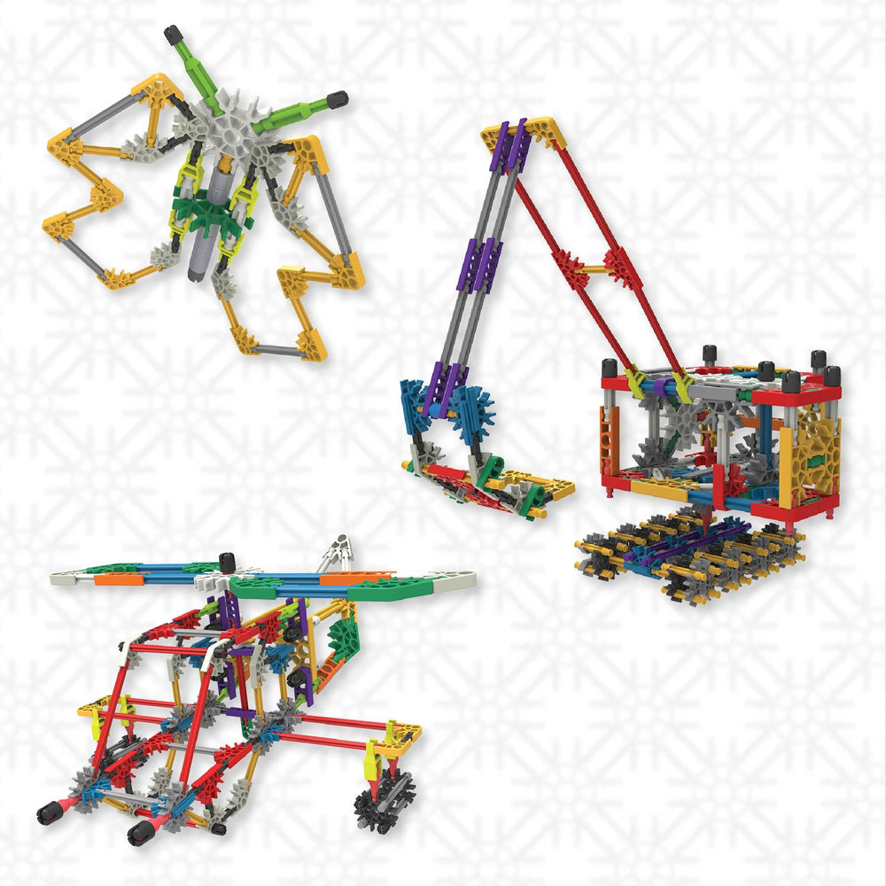 K'NEX Adventure Wheels instruction booklet guiding 35 model builds