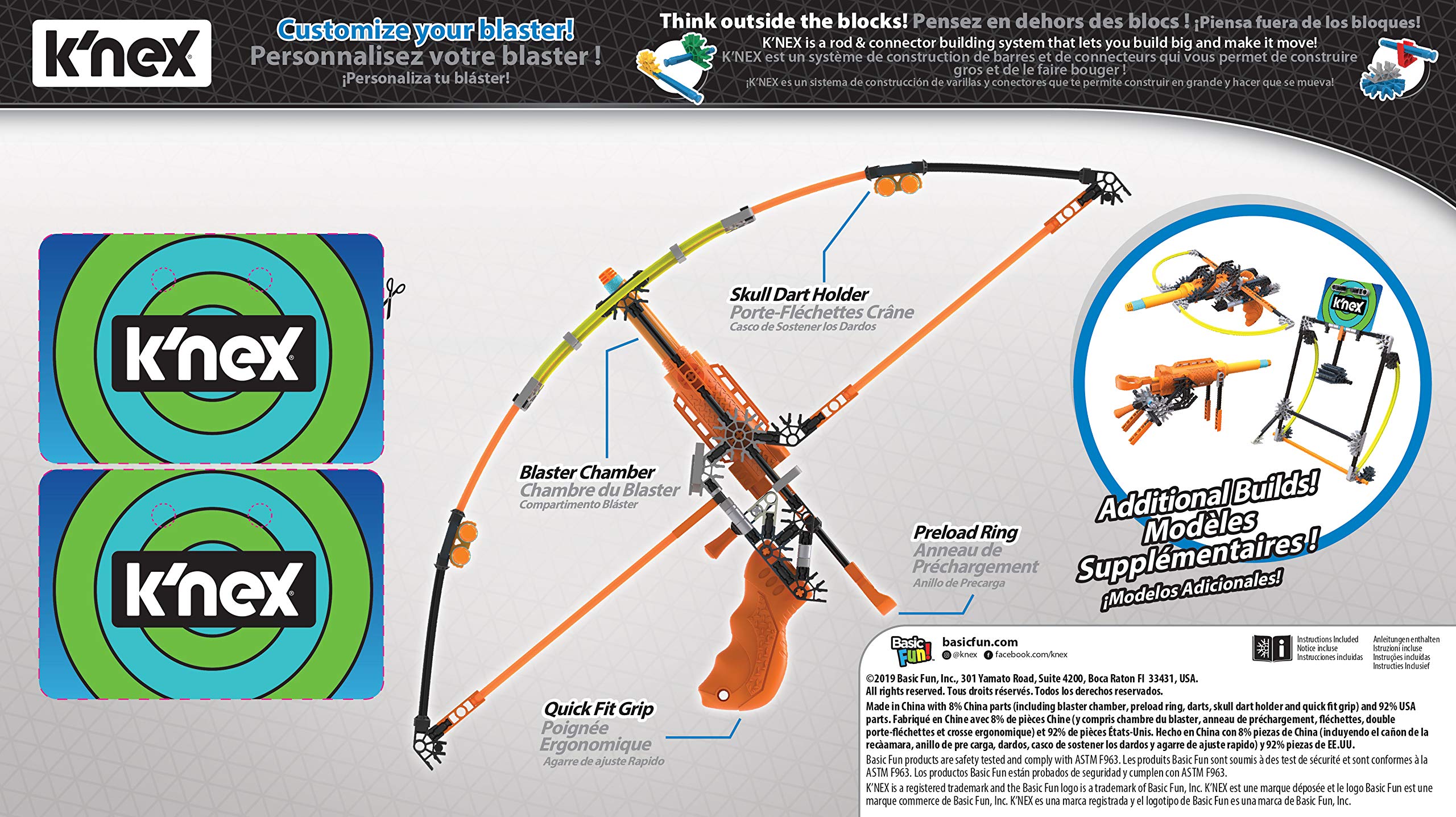 K'NEX K-Force Bow Chamber close-up for customizable blaster design