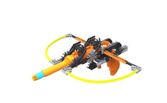 K'NEX Dart Launcher feature highlighting easy loading and aiming