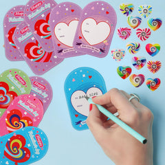 KNFINNDUU four colorful greeting cards in the set