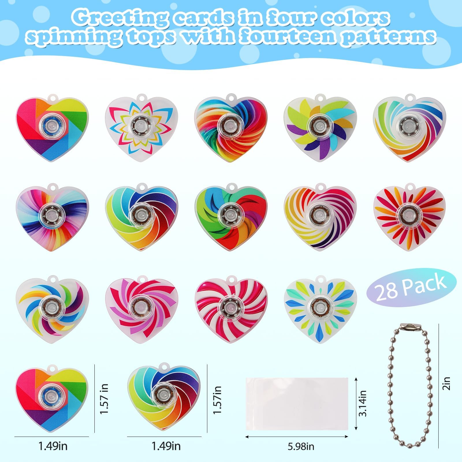 KNFINNDUU Valentine greeting card included for personal messages