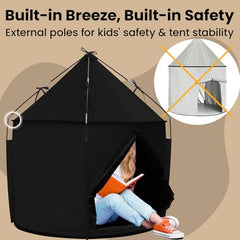 KNOCLOC sensory tent classroom-use setup blends into busy environments